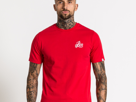 Premium Cotton B33 Tee - Red Cheap