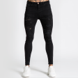 Luca Skinny Stretch Jeans - Distressed Jet Black For Discount