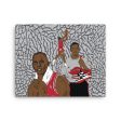 MICHAEL AIR JORDAN PORTRAIT COLLAGE CANVAS ART PRINT on Sale