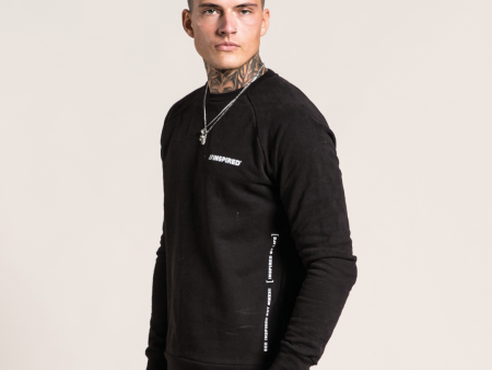 Rekik Crew Sweater - Black Discount