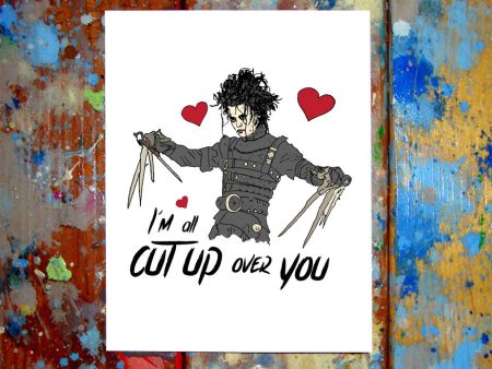 Edward Scissorhands I Love You Card Hot on Sale