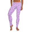 Weed Leaf, Pipes, Blunts, Bongs, & Joints All Over Print Leggings - Pink For Discount