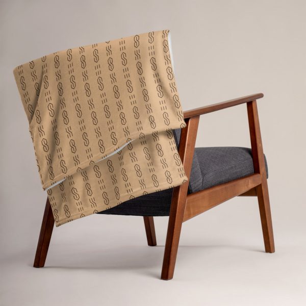 Cool S Pattern Throw Blanket - Tan Supply