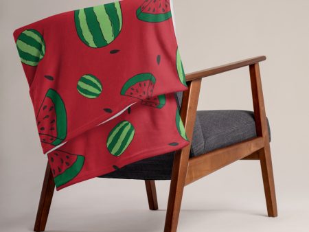 Watermelon All Over Print Throw Blanket Online