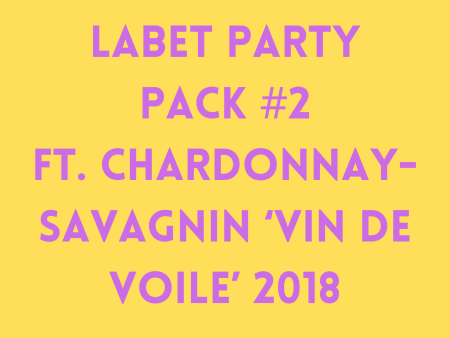 Labet Party Pack #2 ft. Chardonnay-Savagnin  Vin de Voile  2018 Hot on Sale