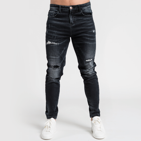 Alvaro Relaxed Fit Jeans - Black Wash Online