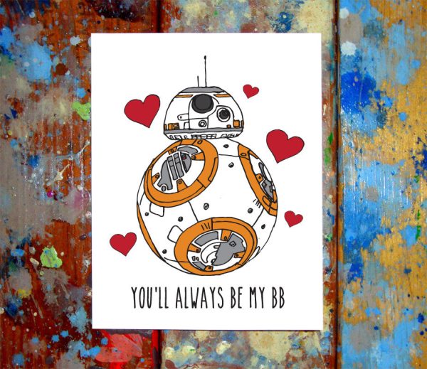 BB8 I Love You Card on Sale