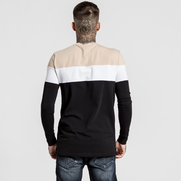 Alta Long Sleeve Tee - Black White Stone Fashion