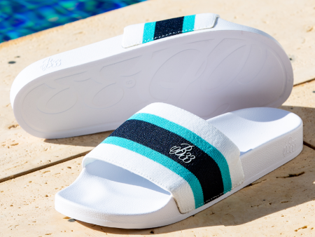 Lawler Slider - Aqua Hot on Sale