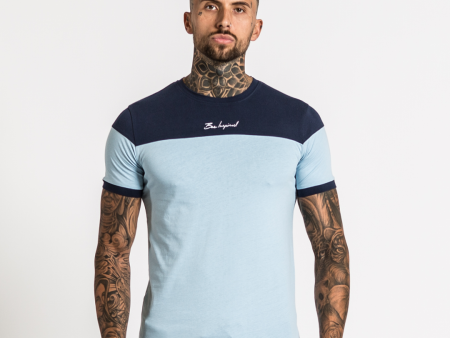 Klass Tee - Light Blue Navy Online