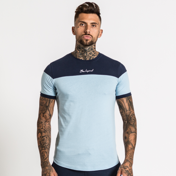 Klass Tee - Light Blue Navy Online