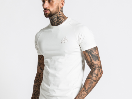 Signature Raglan Tee - Ivory Discount