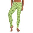 Weed Leaf All Over Print Leggings - Green Discount