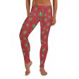 Watermelon All Over Print Leggings - Red Online Hot Sale