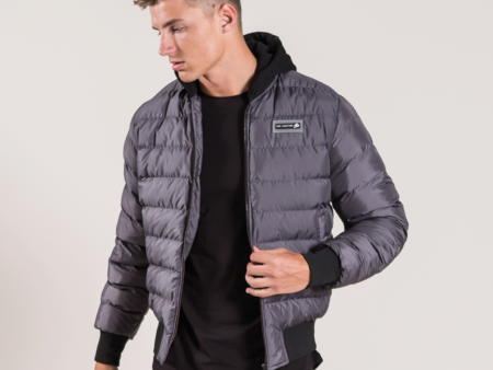 Lazeon Bomber Jacket - Grey Supply