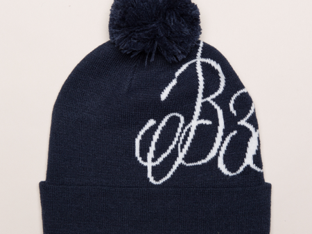 Core Bobble Beanie - Navy Online Sale