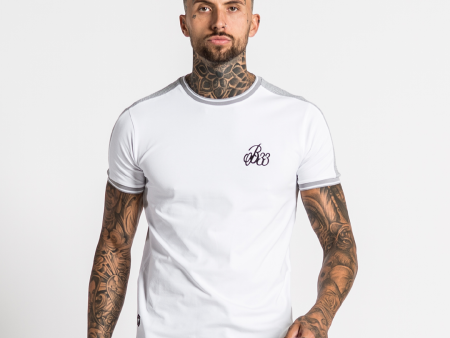 Afton Tee - Grey White Supply