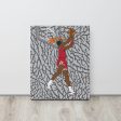 MICHAEL AIR JORDAN DUNK CONTEST CANVAS ART PRINT Cheap