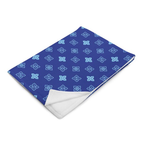 Cool S Pattern Throw Blanket - Style 4 Blue on Sale