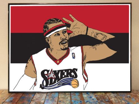 Allen Iverson Art Print Supply