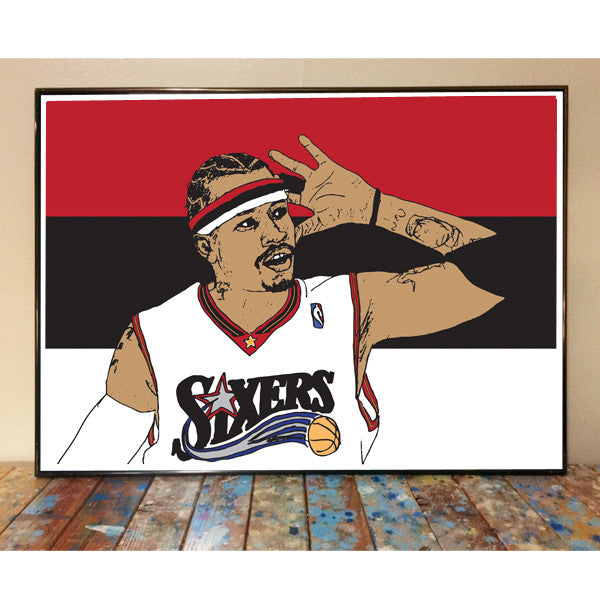 Allen Iverson Art Print Supply