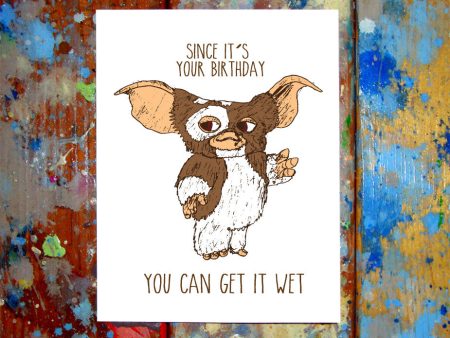 Gizmo Birthday Card Online now