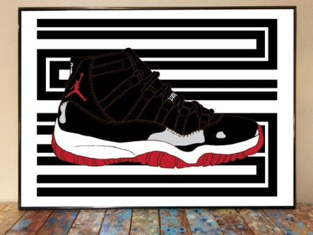 Air Jordan 11 Art Print Online Hot Sale