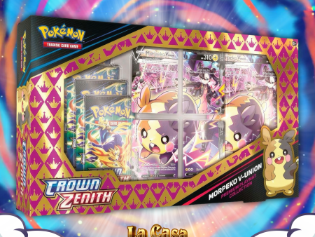 Pokémon TCG: Crown Zenith Premium Playmat Collection—Morpeko V‑UNION on Sale