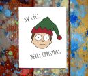 (2 Pack) Rick & Morty Christmas Greeting Cards Fashion