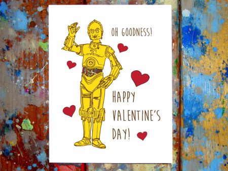 C3PO Valentine Card Online Hot Sale