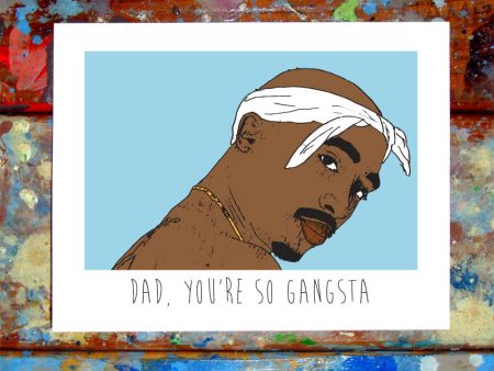 2pac Father s Day Greeting Card Sale