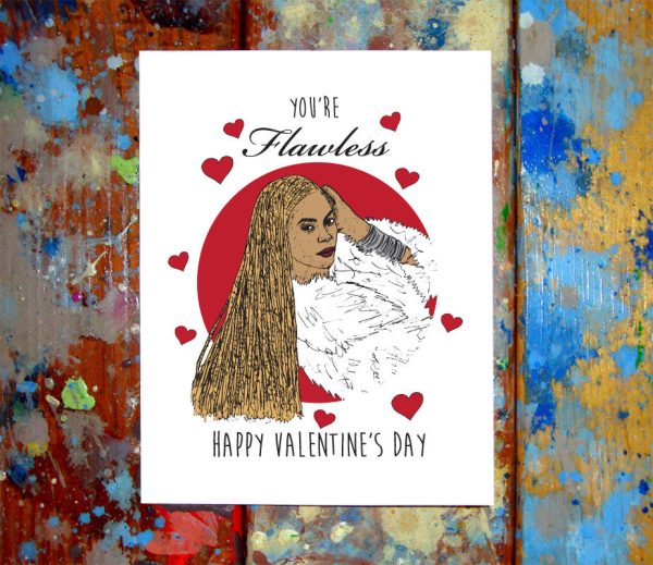 Beyonce Valentine Card For Sale