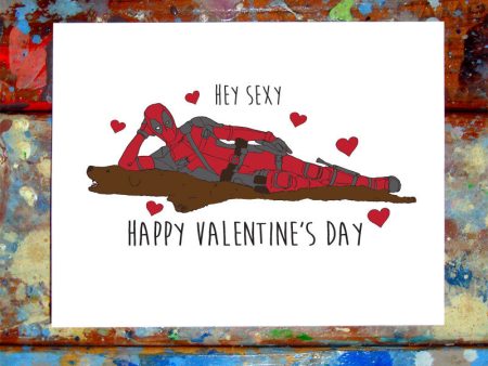 Deadpool Valentine Card Online